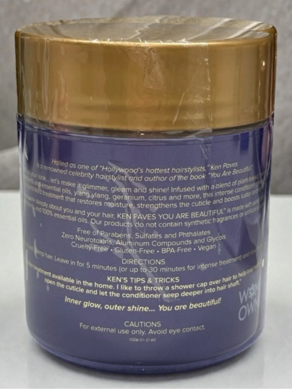 Ken Paves You Are Beautiful Thick Conditioning Hair Mask 5.5 oz Deep Repair